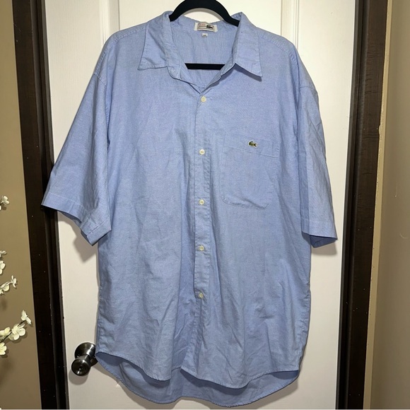 Lacoste Men's Sky Blue‎ Casual Shirt - Picture 2 of 8